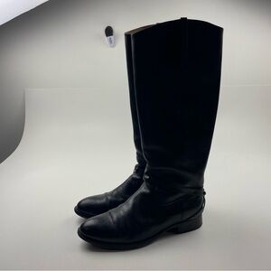 Frye Lindsay Plate Burnt Red 8 Leather Tall Boots Riding Women’s Size 9.5 B $398